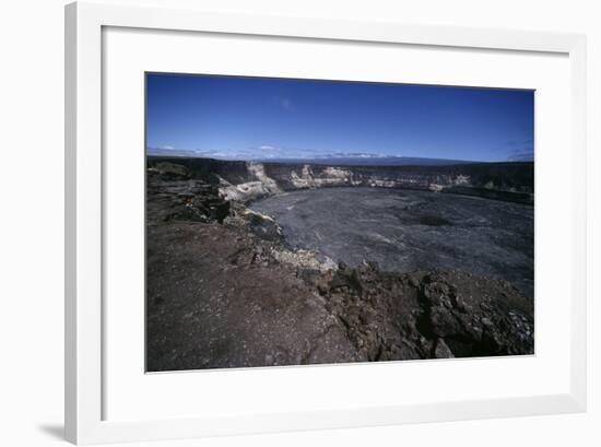 USA, Hawaii, Hawaii Volcanoes National Park, Kilauea Volcano, Halemaumau Crater-null-Framed Giclee Print