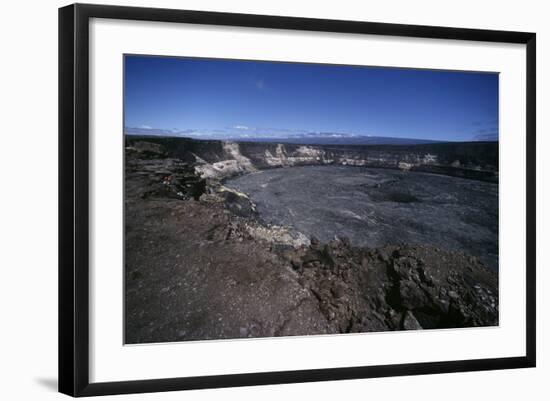 USA, Hawaii, Hawaii Volcanoes National Park, Kilauea Volcano, Halemaumau Crater-null-Framed Giclee Print