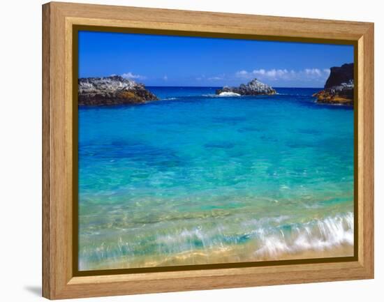 USA, Hawaii, Kauai. a Wave Breaks on a Beach-Jaynes Gallery-Framed Premier Image Canvas