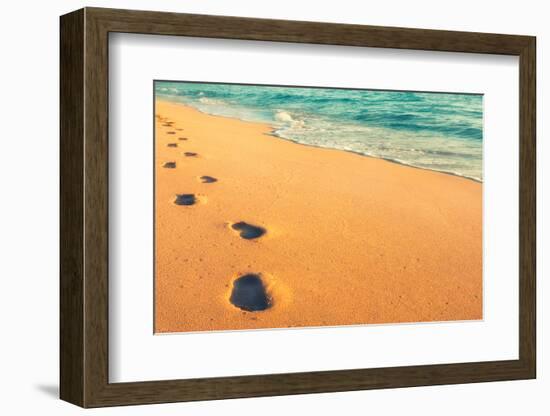 USA, Hawaii, Kauai, Kapa'a, be-Savanah Plank-Framed Photo