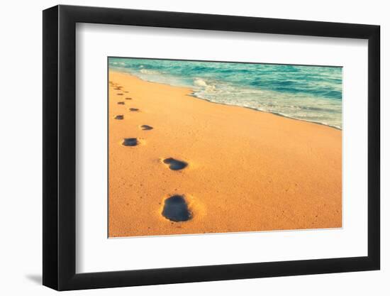 USA, Hawaii, Kauai, Kapa'a, be-Savanah Plank-Framed Photo