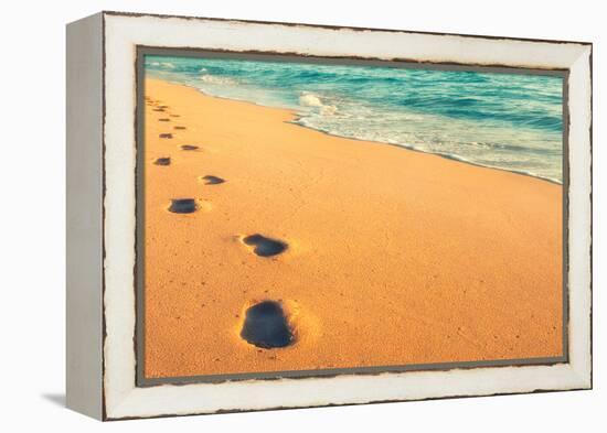 USA, Hawaii, Kauai, Kapa'a, be-Savanah Plank-Framed Stretched Canvas