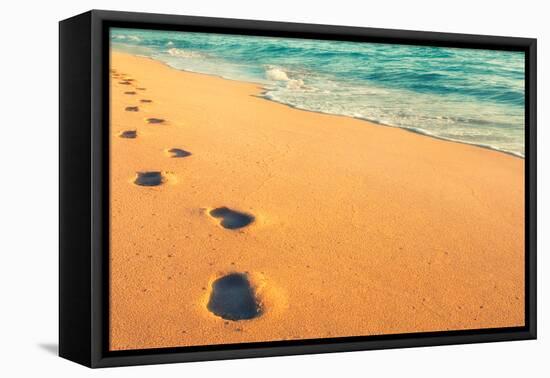 USA, Hawaii, Kauai, Kapa'a, be-Savanah Plank-Framed Stretched Canvas