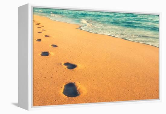 USA, Hawaii, Kauai, Kapa'a, be-Savanah Plank-Framed Stretched Canvas