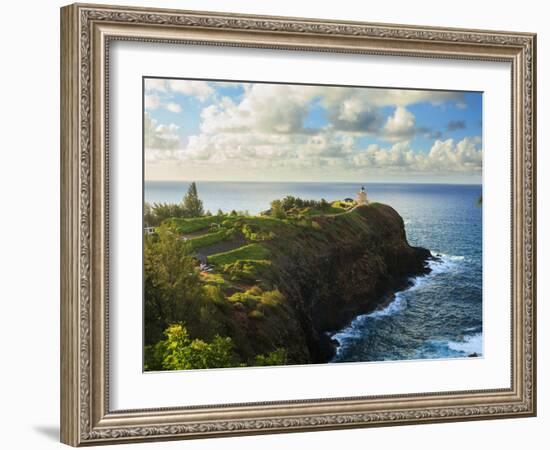 USA, Hawaii, Kauai, Kilauea Lighthouse-Michele Falzone-Framed Photographic Print