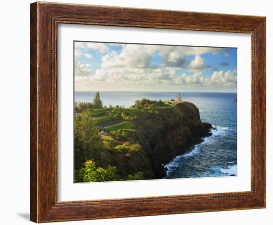 USA, Hawaii, Kauai, Kilauea Lighthouse-Michele Falzone-Framed Photographic Print