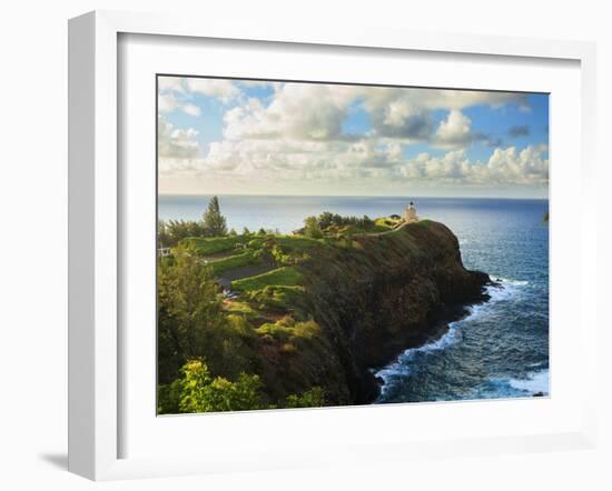 USA, Hawaii, Kauai, Kilauea Lighthouse-Michele Falzone-Framed Photographic Print