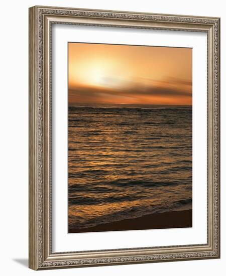 USA, Hawaii, Kauai, sunset-Savanah Plank-Framed Photo