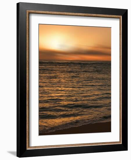 USA, Hawaii, Kauai, sunset-Savanah Plank-Framed Photo