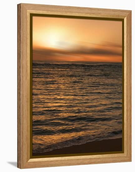 USA, Hawaii, Kauai, sunset-Savanah Plank-Framed Stretched Canvas