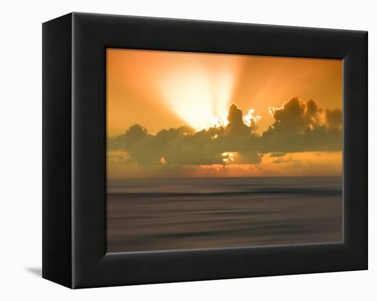 USA, Hawaii, Kauai, sunset-Savanah Plank-Framed Stretched Canvas