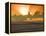 USA, Hawaii, Kauai, sunset-Savanah Plank-Framed Stretched Canvas