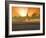 USA, Hawaii, Kauai, sunset-Savanah Plank-Framed Photo