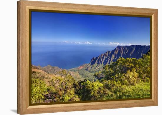 USA, Hawaii, Maui, Canyon Overlook-Terry Eggers-Framed Premier Image Canvas