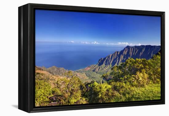 USA, Hawaii, Maui, Canyon Overlook-Terry Eggers-Framed Premier Image Canvas