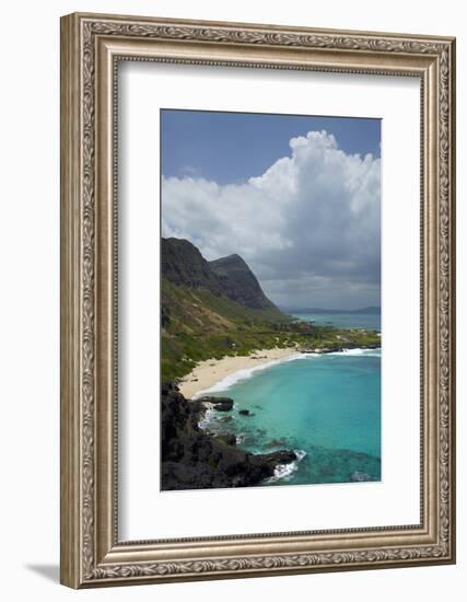 USA, Hawaii, Oahu, Makapu'u Beach-David Wall-Framed Photographic Print