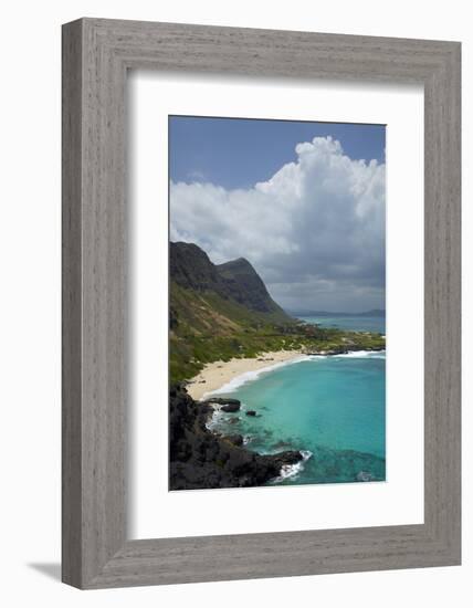 USA, Hawaii, Oahu, Makapu'u Beach-David Wall-Framed Photographic Print