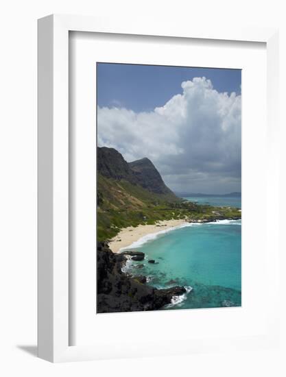 USA, Hawaii, Oahu, Makapu'u Beach-David Wall-Framed Photographic Print