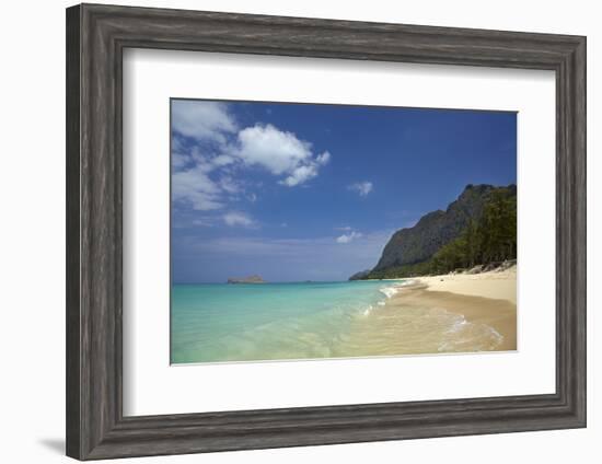 USA, Hawaii, Oahu, Waimanalo Beach-David Wall-Framed Photographic Print