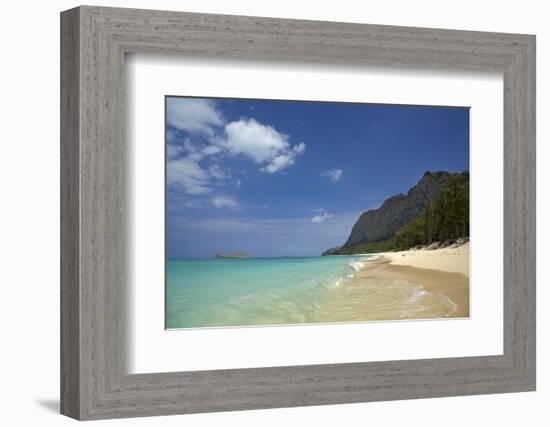 USA, Hawaii, Oahu, Waimanalo Beach-David Wall-Framed Photographic Print