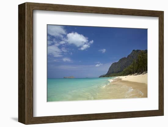 USA, Hawaii, Oahu, Waimanalo Beach-David Wall-Framed Photographic Print