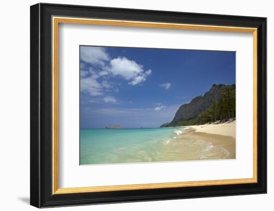 USA, Hawaii, Oahu, Waimanalo Beach-David Wall-Framed Photographic Print