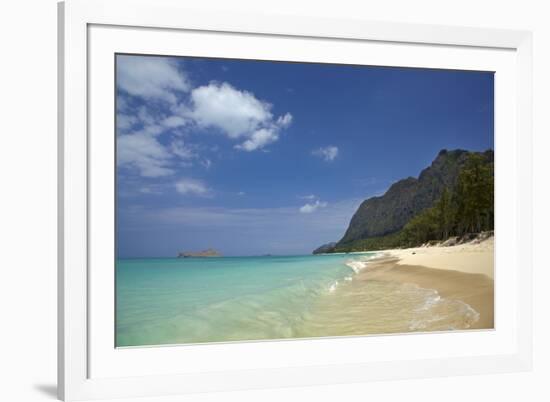 USA, Hawaii, Oahu, Waimanalo Beach-David Wall-Framed Photographic Print