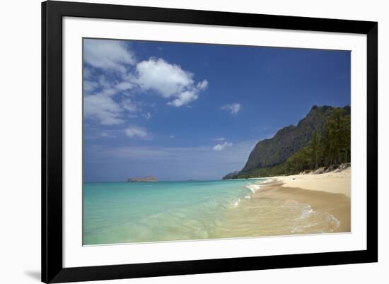 USA, Hawaii, Oahu, Waimanalo Beach-David Wall-Framed Photographic Print