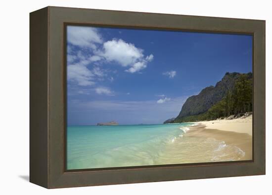 USA, Hawaii, Oahu, Waimanalo Beach-David Wall-Framed Premier Image Canvas