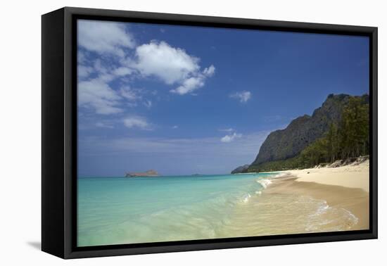 USA, Hawaii, Oahu, Waimanalo Beach-David Wall-Framed Premier Image Canvas