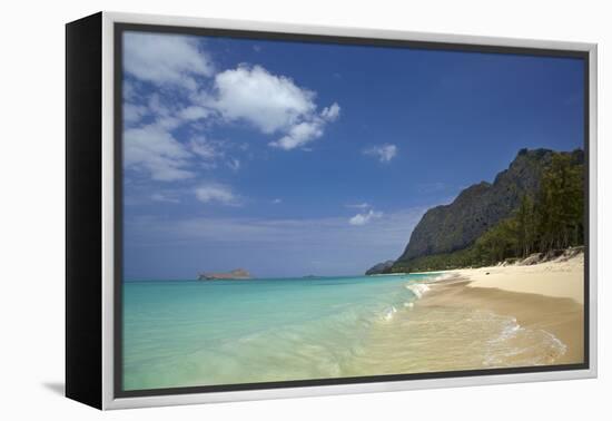 USA, Hawaii, Oahu, Waimanalo Beach-David Wall-Framed Premier Image Canvas