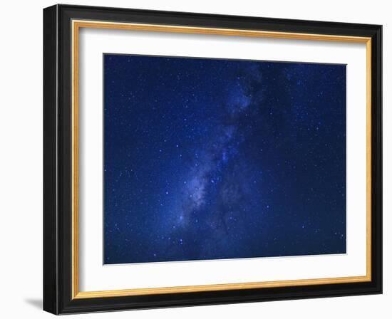 USA, Hawaii, the Big Island, Milky Way from Mauna Kea Observatory (4200m)-Michele Falzone-Framed Photographic Print