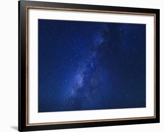 USA, Hawaii, the Big Island, Milky Way from Mauna Kea Observatory (4200m)-Michele Falzone-Framed Photographic Print