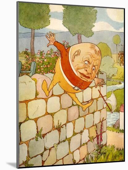 USA Humpty Dumpty Book Plate-null-Mounted Giclee Print