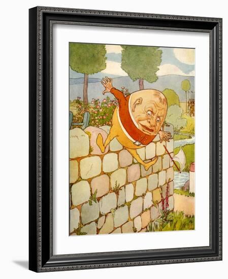 USA Humpty Dumpty Book Plate-null-Framed Giclee Print