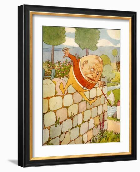 USA Humpty Dumpty Book Plate-null-Framed Giclee Print