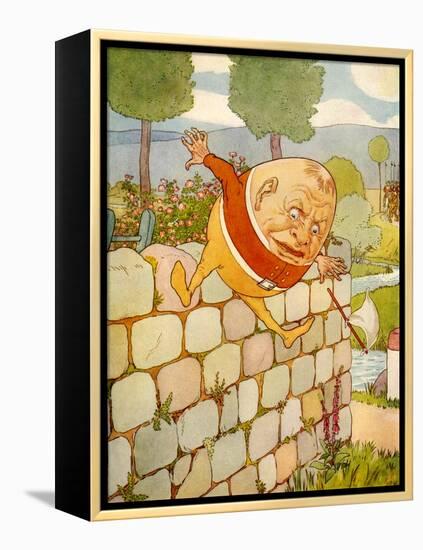 USA Humpty Dumpty Book Plate-null-Framed Premier Image Canvas