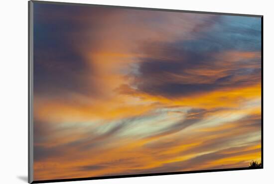 USA, Idaho. Backlit Cirrus Clouds can make a magnificent sunset.-Howie Garber-Mounted Photographic Print