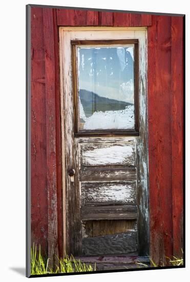 USA, Idaho, Fairfield, Front Door on Old Country Store-Terry Eggers-Mounted Photographic Print