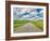 USA, Idaho, Palouse. Backroad with lone tree in wheat field-Terry Eggers-Framed Photographic Print