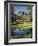 USA, Idaho, Sawtooth Wilderness, a Peak Reflecting in a Meadow Pond-Christopher Talbot Frank-Framed Photographic Print