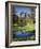 USA, Idaho, Sawtooth Wilderness, a Peak Reflecting in a Meadow Pond-Christopher Talbot Frank-Framed Photographic Print