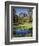 USA, Idaho, Sawtooth Wilderness, a Peak Reflecting in a Meadow Pond-Christopher Talbot Frank-Framed Photographic Print