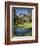 USA, Idaho, Sawtooth Wilderness, a Peak Reflecting in a Meadow Pond-Christopher Talbot Frank-Framed Photographic Print