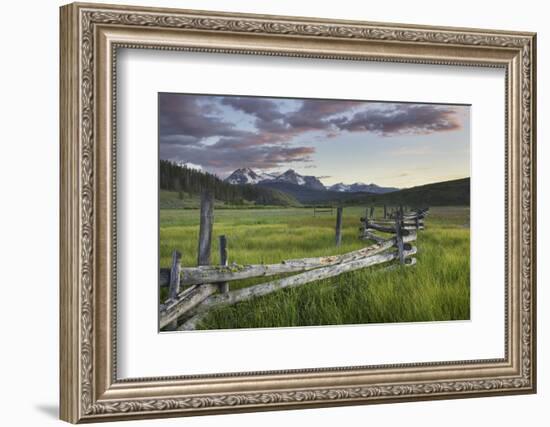 USA, Idaho. Wetlands in Stanley Basin, Sawtooth Mountains.-Alan Majchrowicz-Framed Photographic Print