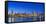Usa, Illinois, Chicago. the City Skyline and a Frozen Lake Michigan from Near the Shedd Aquarium.-Nick Ledger-Framed Premier Image Canvas
