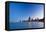 Usa, Illinois, Chicago. the City Skyline from North Avenue Beach.-Nick Ledger-Framed Premier Image Canvas