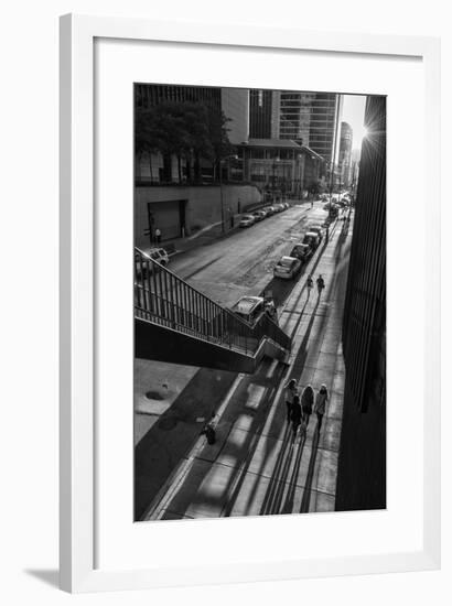 Usa,Illinois, Midwest, Cook County, Chicago,Magnificent Mile,-Christian Heeb-Framed Photographic Print