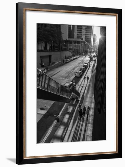 Usa,Illinois, Midwest, Cook County, Chicago,Magnificent Mile,-Christian Heeb-Framed Photographic Print