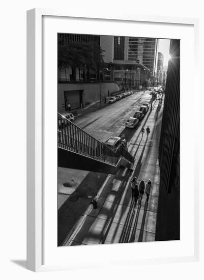 Usa,Illinois, Midwest, Cook County, Chicago,Magnificent Mile,-Christian Heeb-Framed Photographic Print